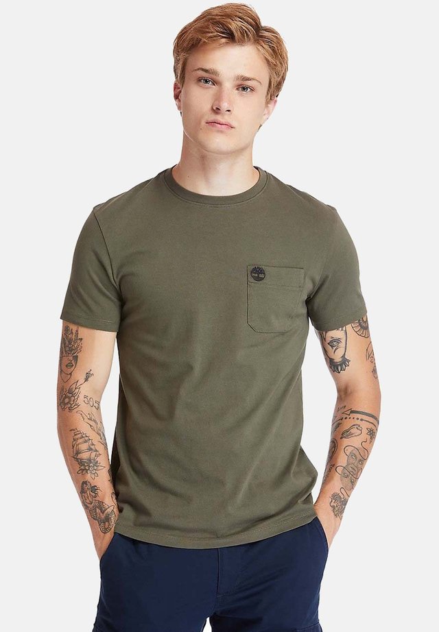 T-shirt basic - grape leaf