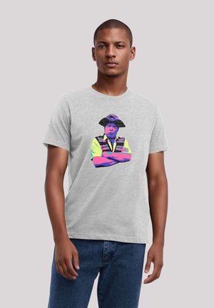 TV TIMES BENNY HILL IN CHARACTER POP ART - Print T-shirt - grey melange