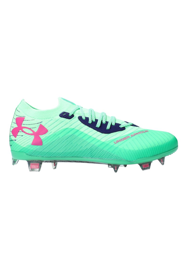 Under Armour SHADOW ELITE 2.0 FG - Scarpe da calcio per terreni duri - matrix green  vapor green astro pink