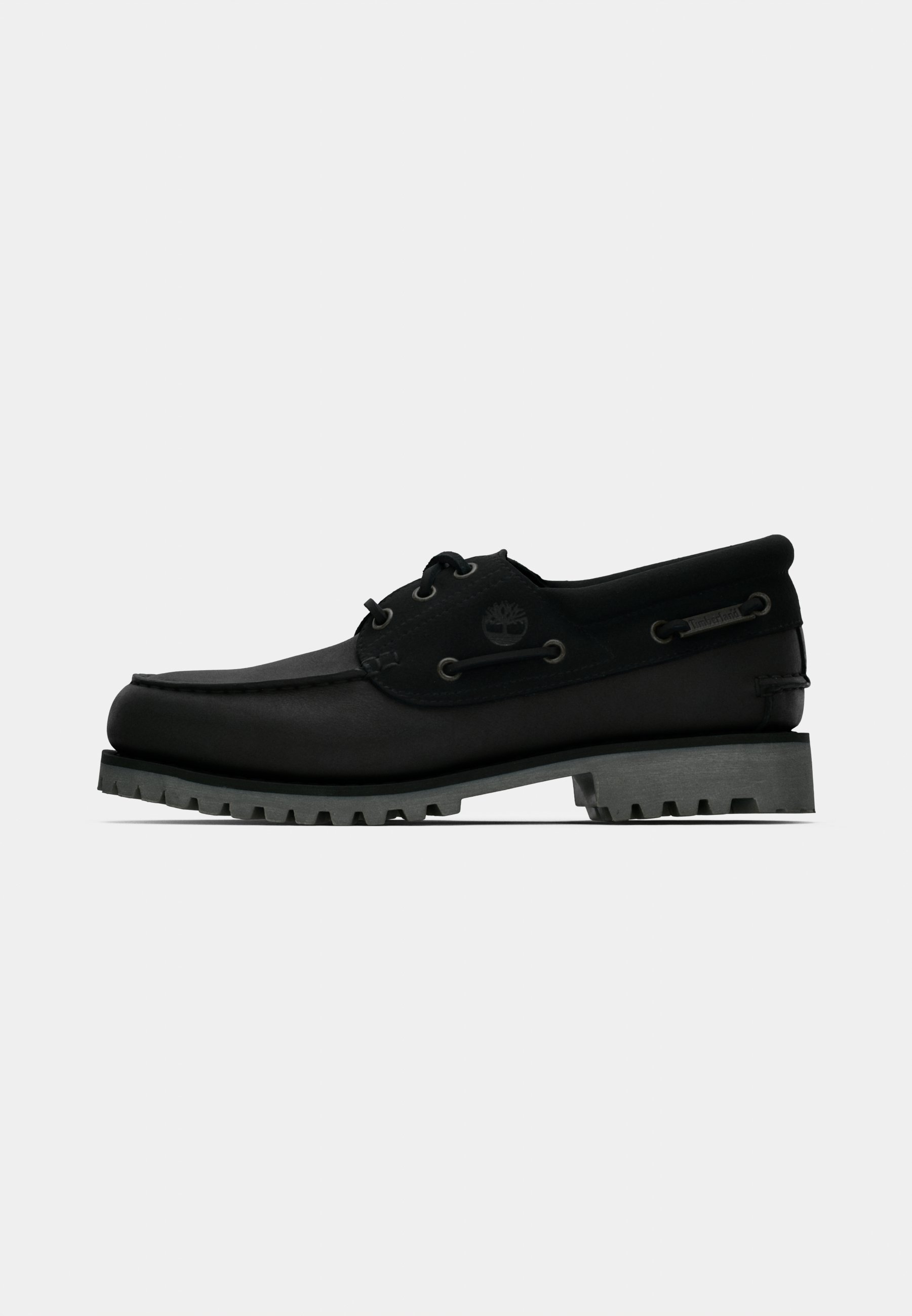 Timberland 3 EYE AUTHENTIC UNISEX - Boat shoes - black - Zalando.co.uk