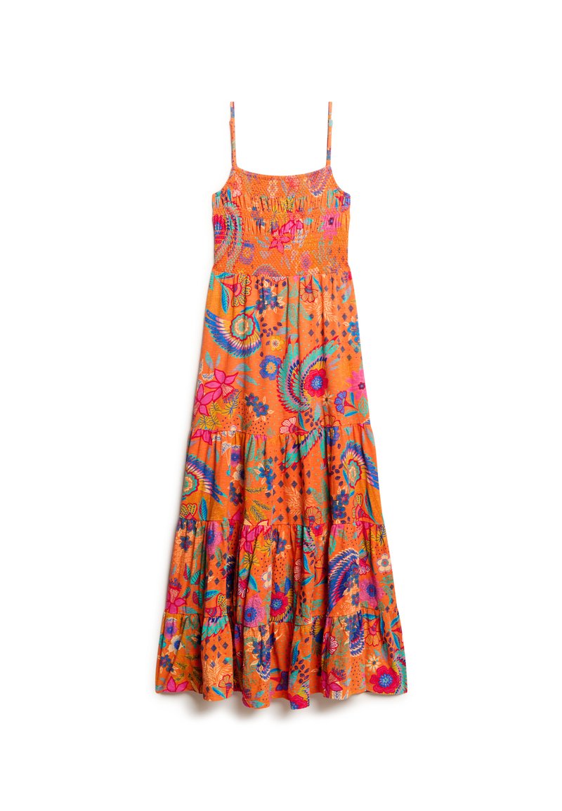 Superdry & Co Maxi-jurk oranje Superdry & Co Maxi-jurk oranje