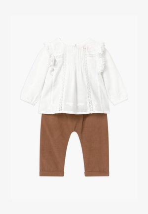 SET - Broek - white/beige