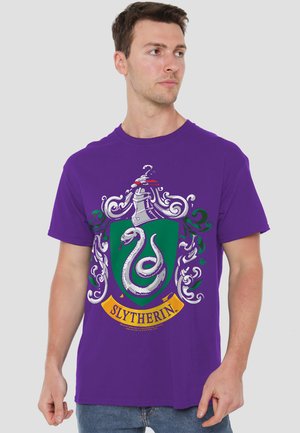 Cotton Soul, HARRY POTTER SLYTHERIN CREST - Print T-shirt - purple