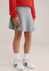 WE Fashion A-vonalú szoknya - grey