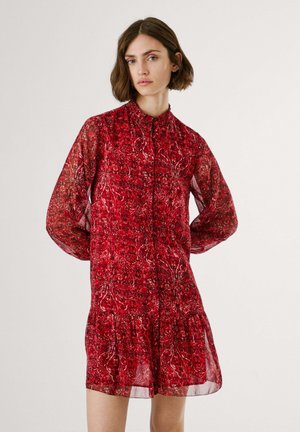 MIMI - Shirt dress - royal red