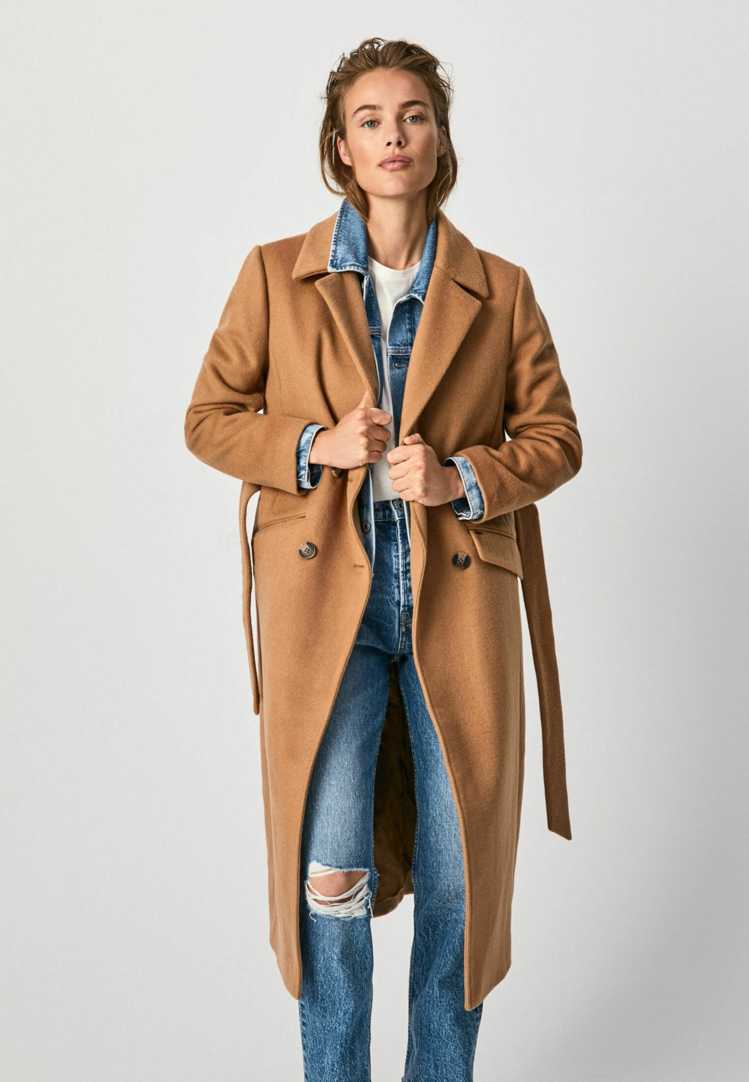 Pepe Jeans MICA - Abrigo clásico - caramel/marrón - Zalando.es