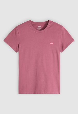 Ροζ βαμβακερό μπλουζάκι με στρογγυλή λαιμόκοψη. Διαθέτει κοντά μανίκια και μικρό κόκκινο λογότυπο Levi's στο αριστερό στήθος. Λείος υφής.