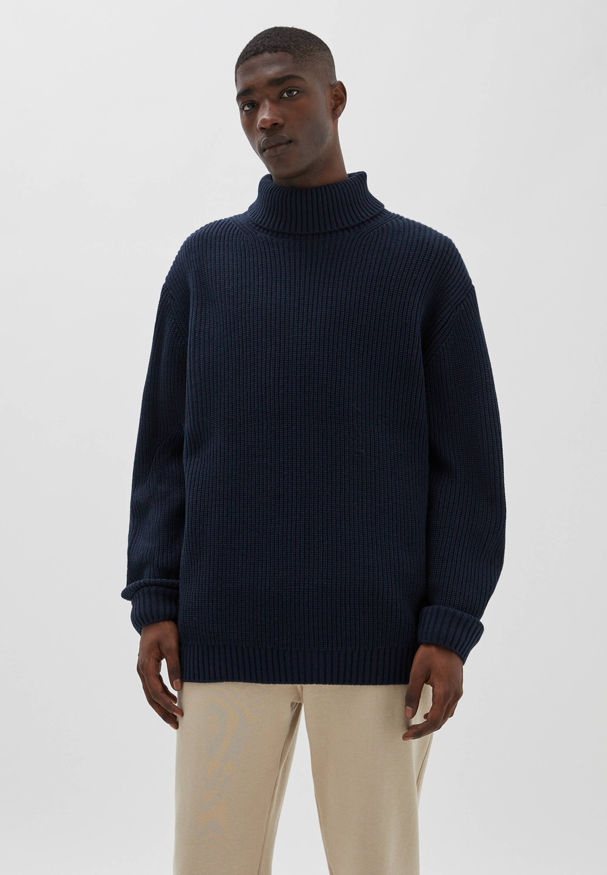 PULL\u0026BEAR Maglione - dark blue/blu scuro - Zalando.it