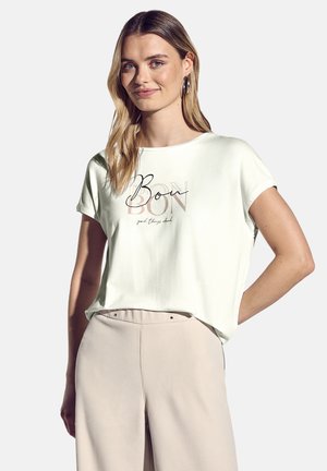 Street One MIT WORDING - Print T-shirt - weiß