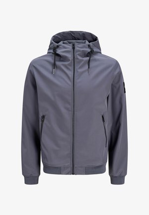 Jack & Jones, JJEBASIC SOFTSHELL HOOD NOOS - Let jakke / Sommerjakker - turbulence