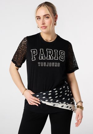 MS Mode, T-SHIRT - T-shirt print - black