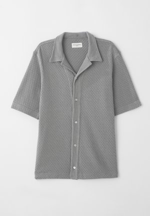 OFFICINE GENERALE KAI POLO TEXTURED - Hemd - iron grey