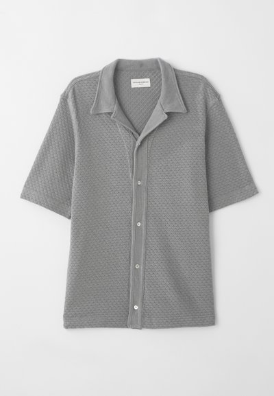 OFFICINE GENERALE KAI POLO TEXTURED - Hemd - iron grey