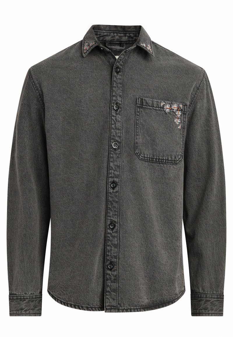 Redefined Rebel Overhemd zwart Redefined Rebel Overhemd zwart