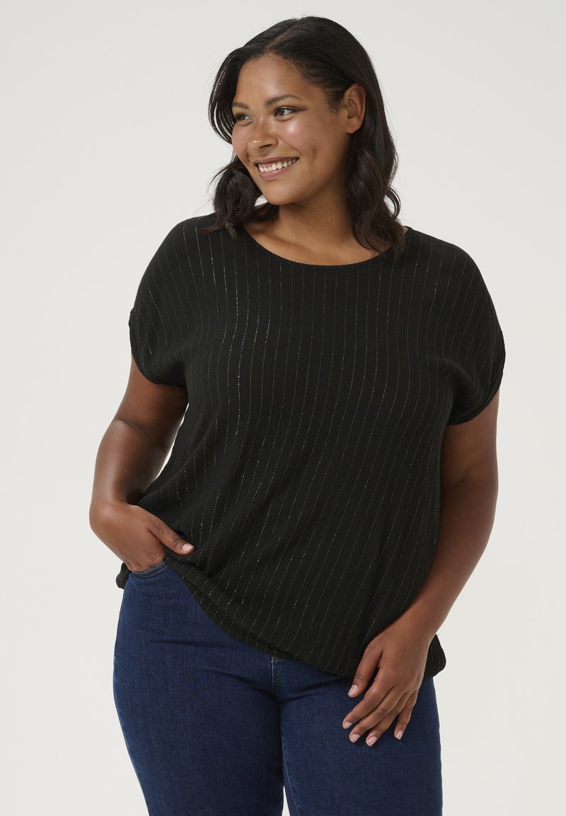 Kaffe Curve LIO STANLEY - Blus - black deep