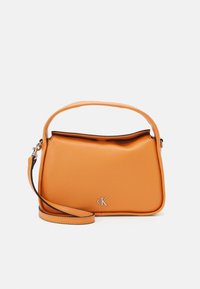 MONO MINI BLOCK FLAP - Håndveske - caramel