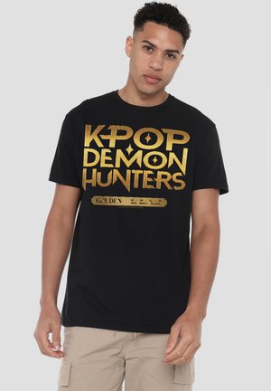NETFLIX, KPOP DEMON HUNTERS GOLDEN TOUR COUNTDOWN - T-Shirt print - black