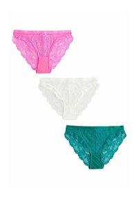 Next 3 PACK LEG - Slip - pink/green/cream