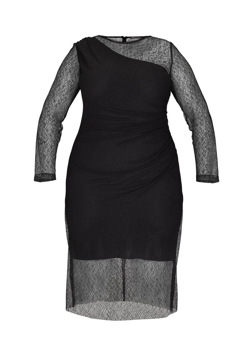Swing Curve Jurk zwart