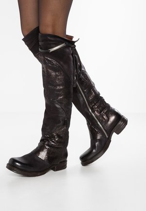 Overknee laarzen - black