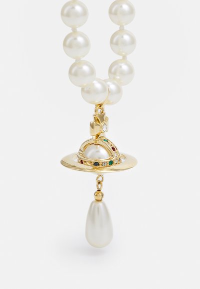 Vivienne Westwood ONE ROW DROP CHOKER - Κολιέ - gold-coloured