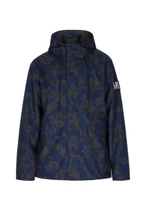 Schmuddelwedda urban rain - Chaqueta outdoor - dunkelgrau marine camouflage