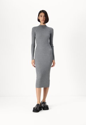 VMWILLOW DRESS - Robe pull - medium grey