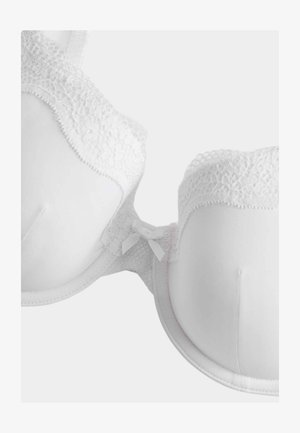 Marks & Spencer, JASMINE LACE WIRED DEMI CUP BRA (A-E). - Bügel BH - white
