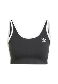 ADICOLOR -STRIPES - Toppe - black   white