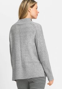 Olsen LANGEN ÄRMELN - Strickpullover - grau
