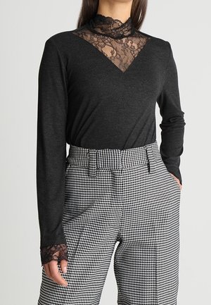T-shirt à manches longues - mottled grey