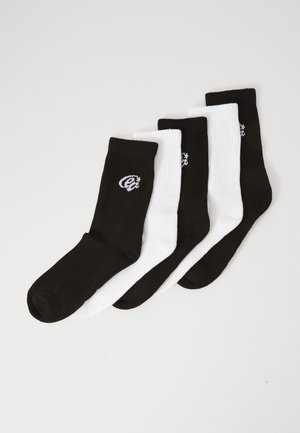 5 PACK - Nogavice - black/white