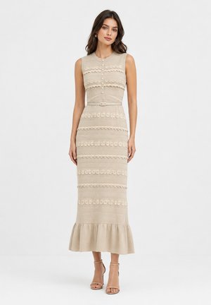 Elara, ELARA KLEID MAXIKLEID - Vestido camisero - beige