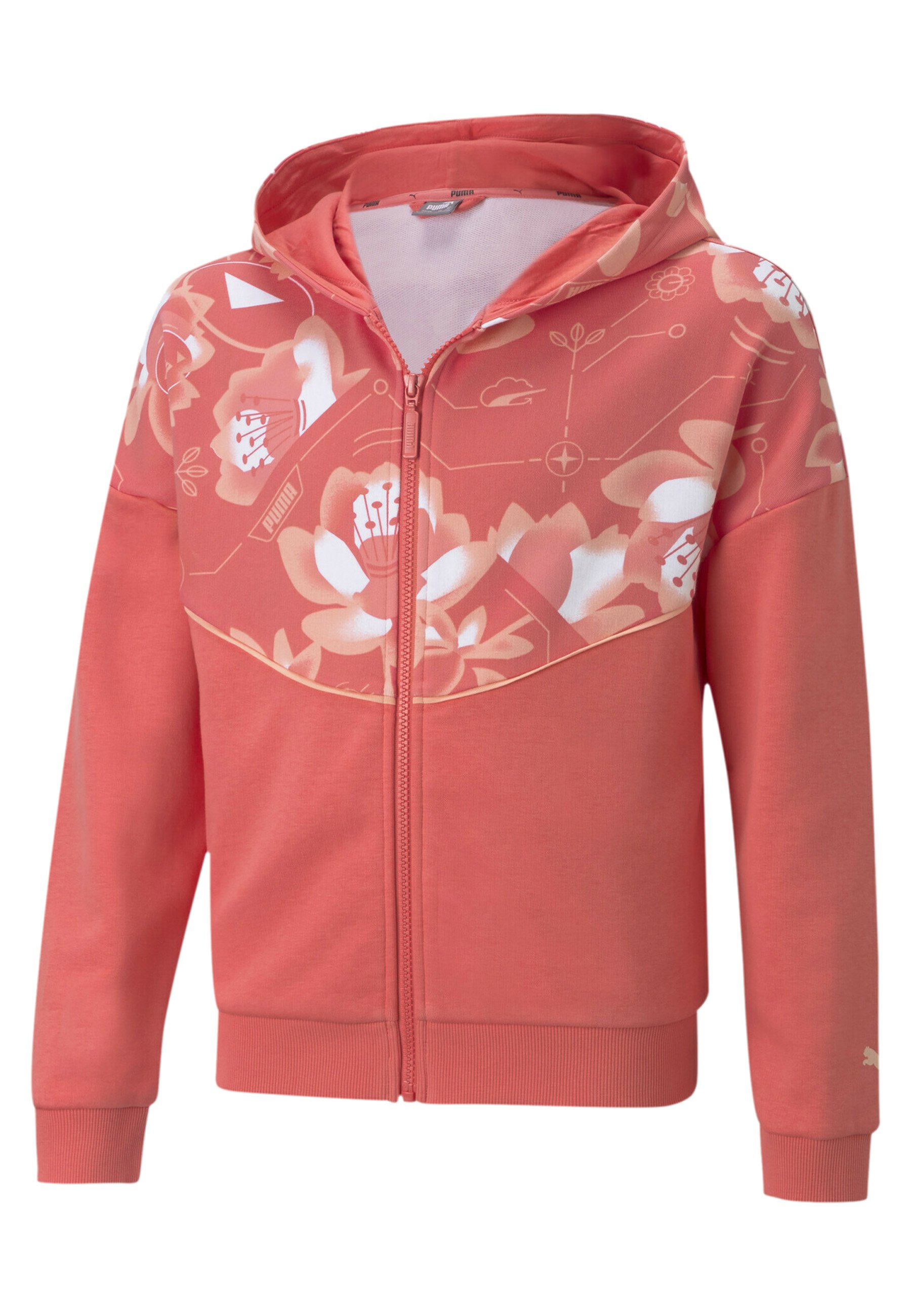 Sunkissed Pink Crop Hoodie