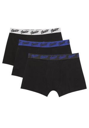 3 PACK  - Chiloți boxer - black