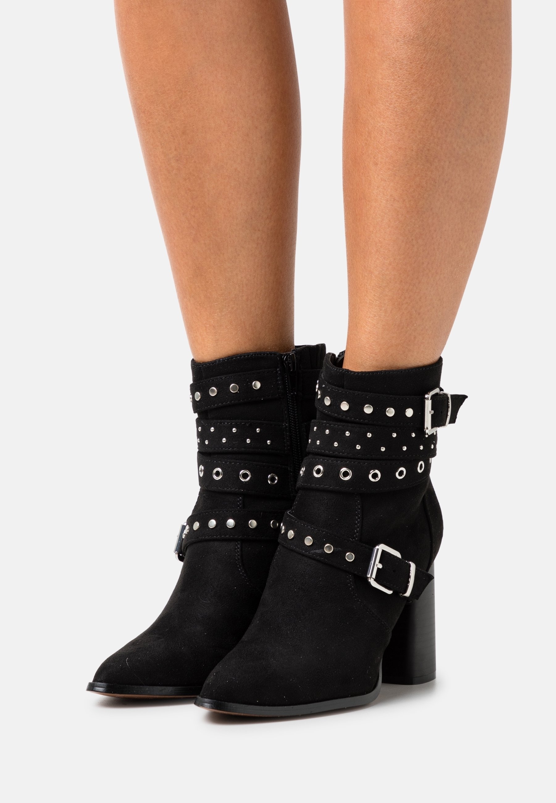 ONLY SHOES High heeled ankle boots black (Pre-owned)