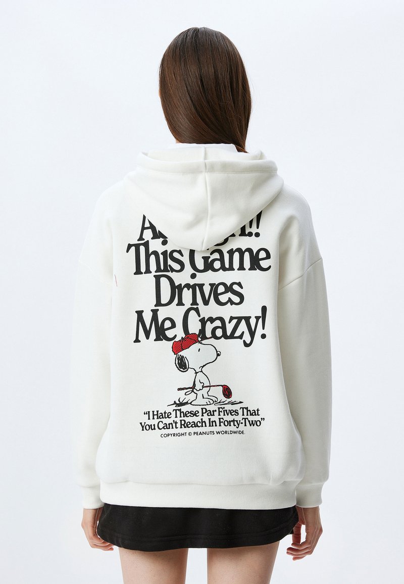 Koton SNOOPY  - Jersey con capucha - white