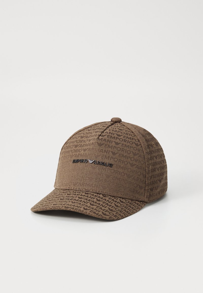 Emporio Armani BASEBALL HAT UNISEX - Kšiltovka - chocolate chip