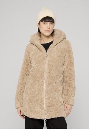 LADIES SHERPA JACKET - Téli kabát - softtaupe