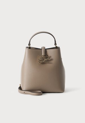 KARL LAGERFELD, K/AUTOGRAPH DROP SMALL BUCKET - Дамска чанта - grey