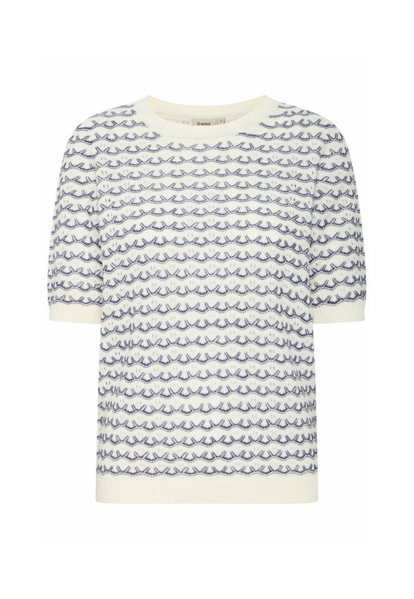 FRLILJE - Print T-shirt - vintage indigo mix2