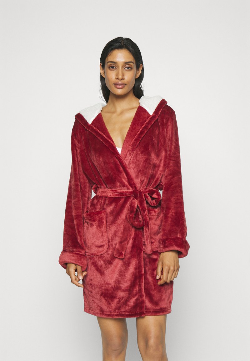 Anna Field Dressing gown dark red Zalando.ie