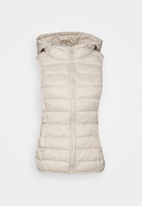 ONLY Tall ONLNEWTAHOE HOOD WAISTCOAT - Weste - pumice stone/beige