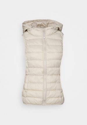 ONLNEWTAHOE HOOD WAISTCOAT - Mellény - pumice stone