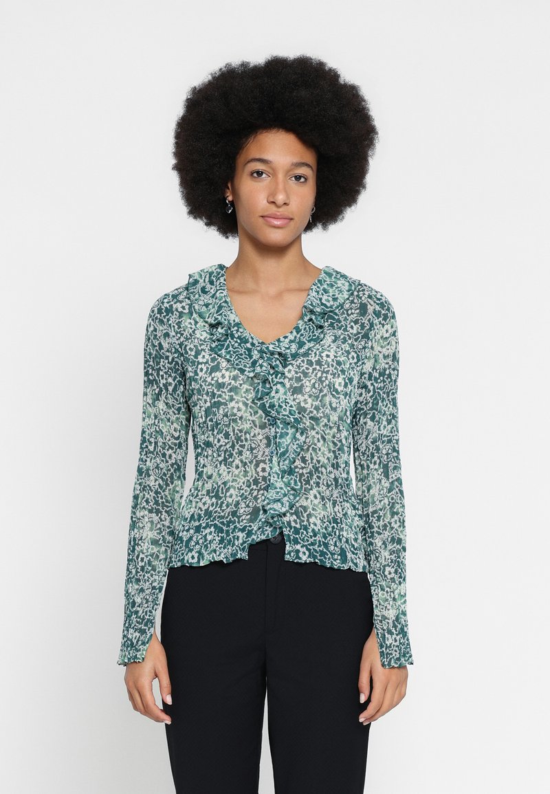 Scotch & Soda Overhemdblouse groen