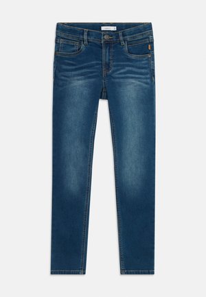 NKMSILAS - Vaqueros slim fit - dark blue denim