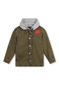 HUGO Kids Allvädersjacka - denim  green