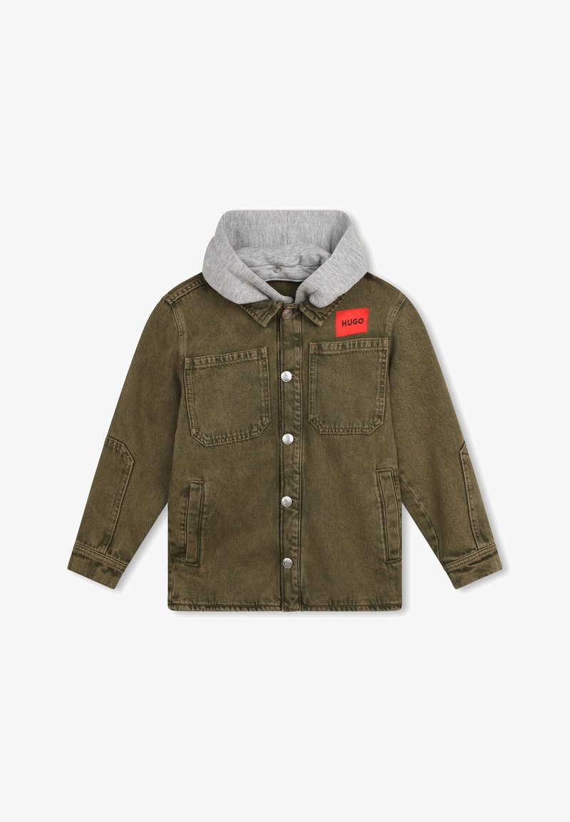 HUGO Kids Allvädersjacka - denim green