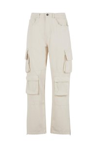 NEO ANKLE ZIP PANTS - Vaqueros cargo - beige