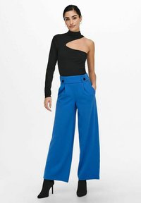 JDY JDYGEGGO LIFE  NEW LONG NOOS - Tygbyxor - palace blue